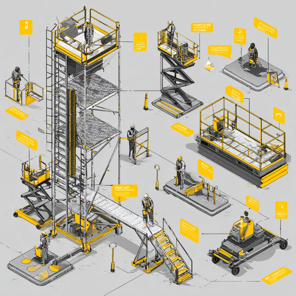 Plataforma para trabalho em altura: usos e normas legais