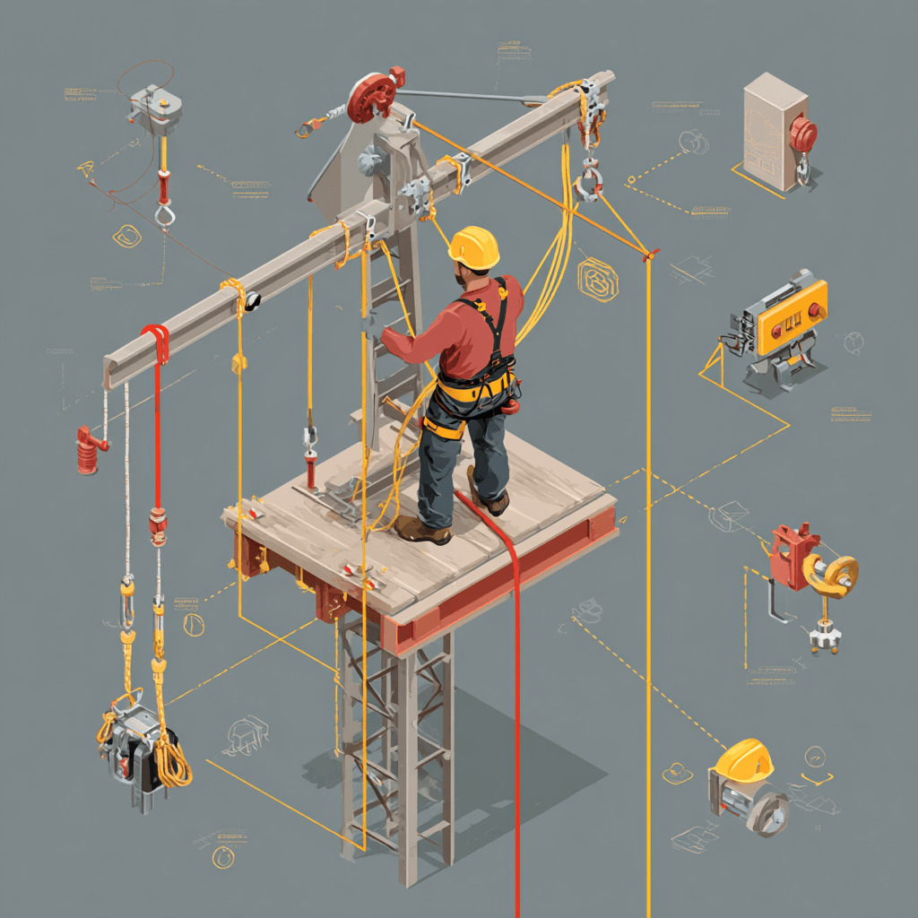 sistemas de ancoragem para trabalho em altura